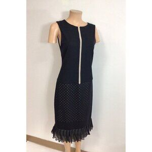 Laviniaturra Wool Dress Womens 12 Made in Italy